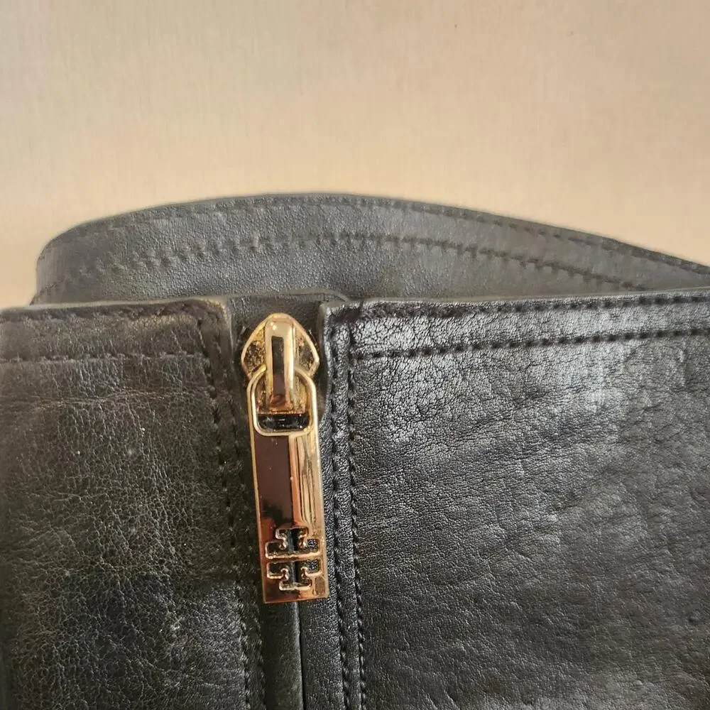 Tory burch livingston knee high riding boots